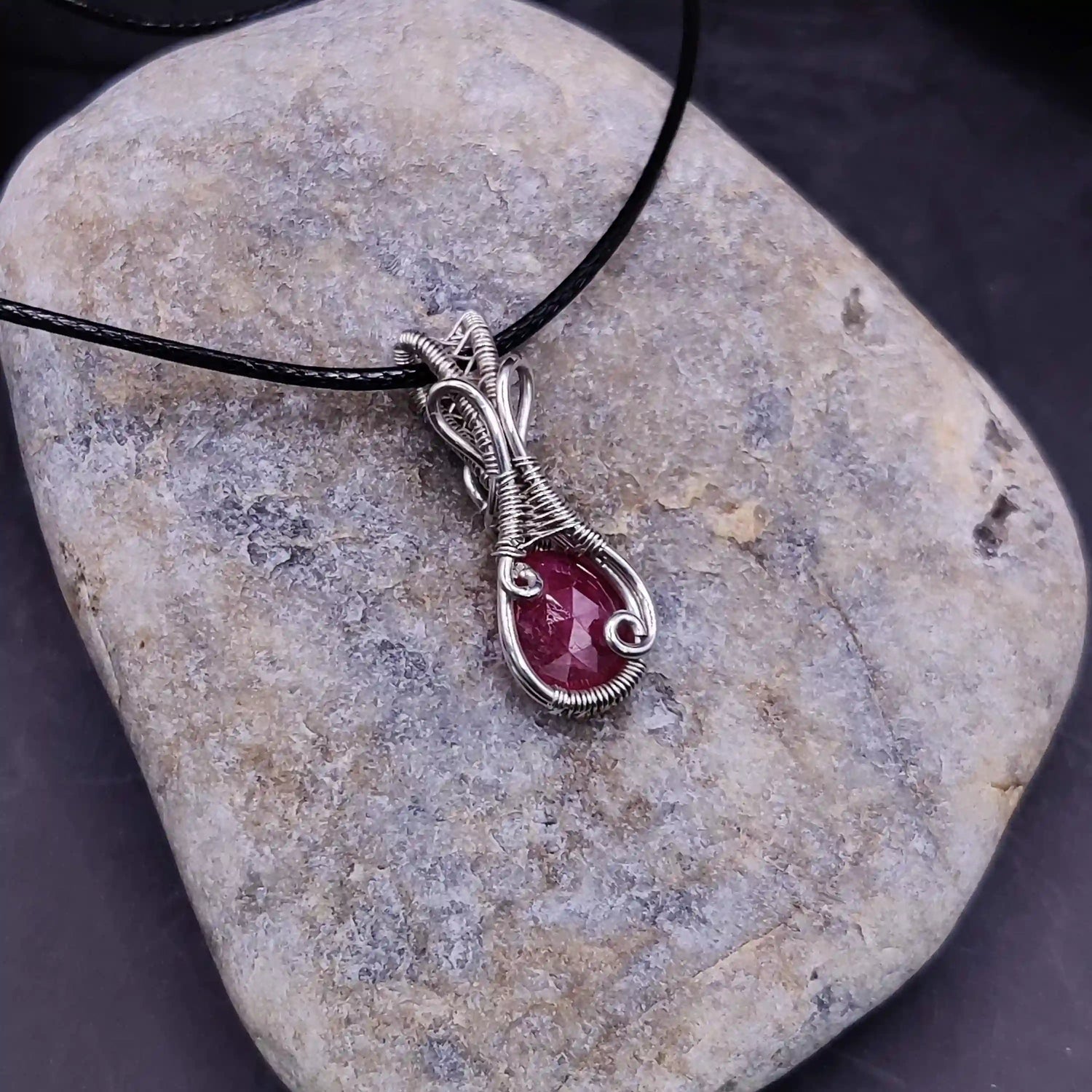 Rajas - Ruby Necklace designed By Sanguine Aura Handcrafted Jewellery