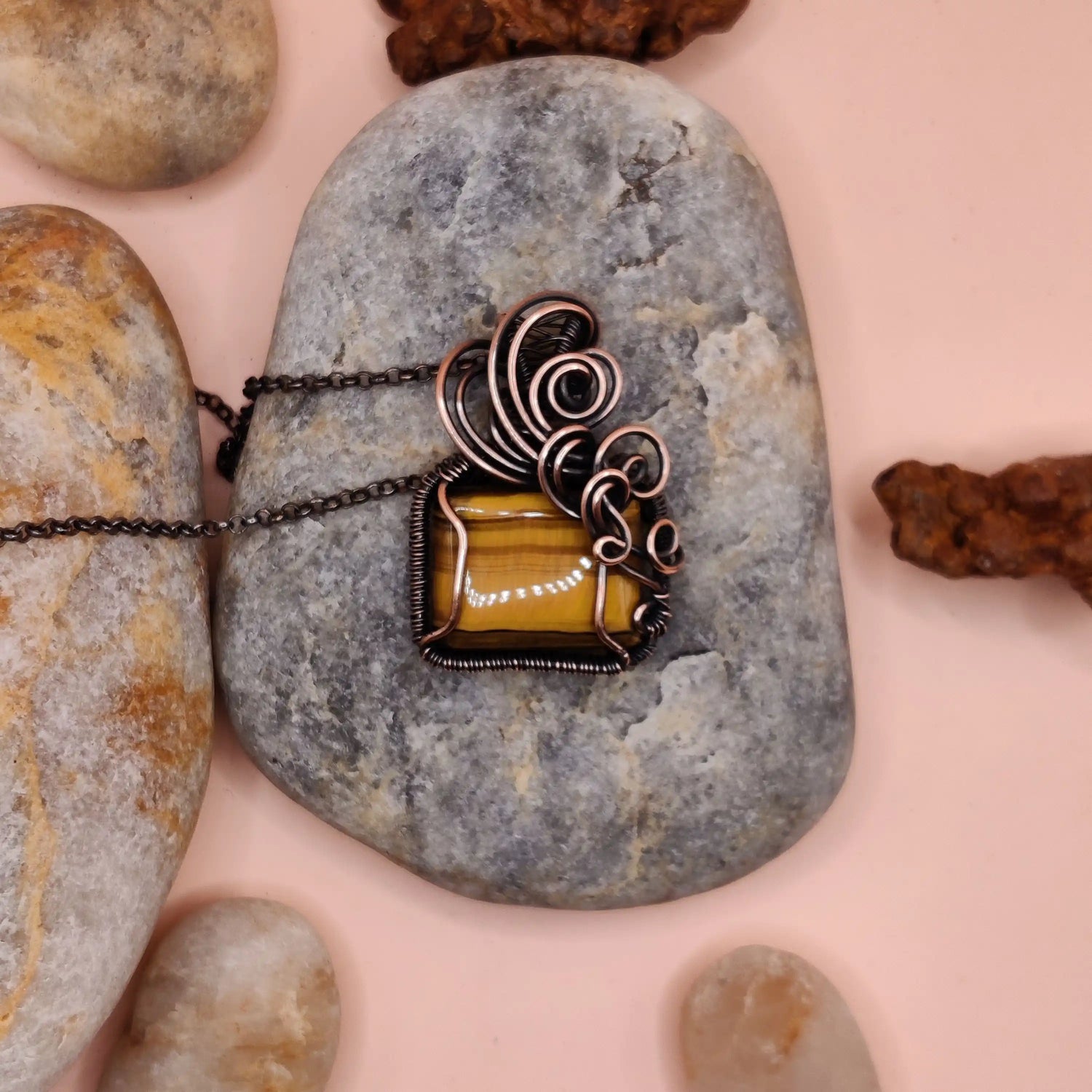 Handcrafted Tiger's Eye Jewellery at Sanguine Aura