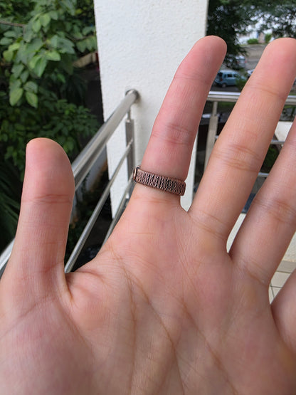 Soham - Lapis Lazuli Copper Ring