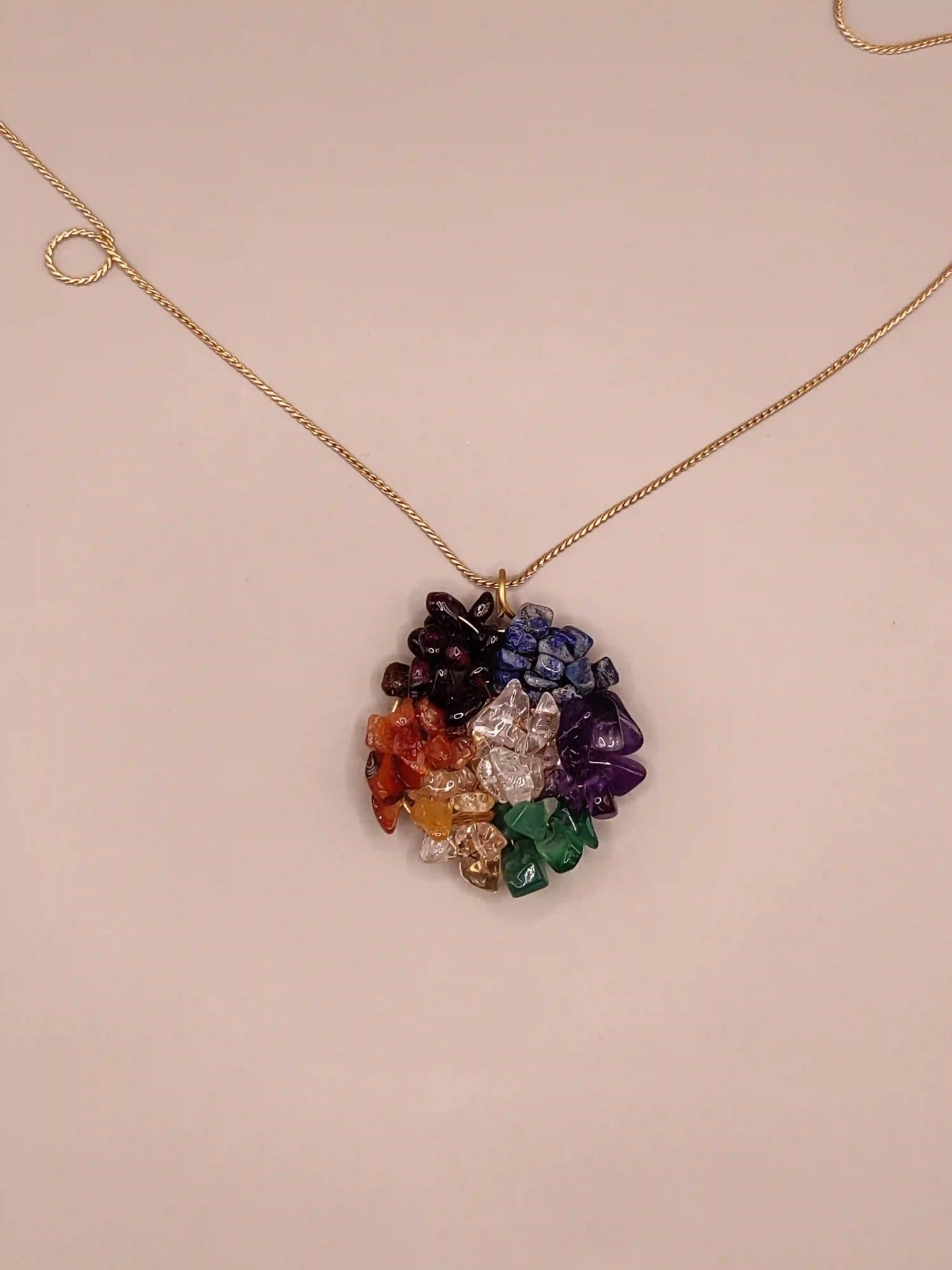 7_Chakra_Necklace_SA1 By Sanguine Aura Handcrafted Jewellery