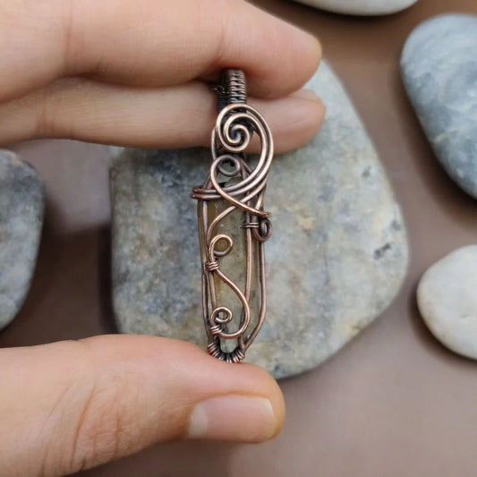 Aadhini - Raw Kundlini Citrine Necklace By Sanguine Aura Handcrafted Jewellery.  Healing Benefits Of Raw Kundalini Citrine - Abundance, creativity, confidence, balance, energy.