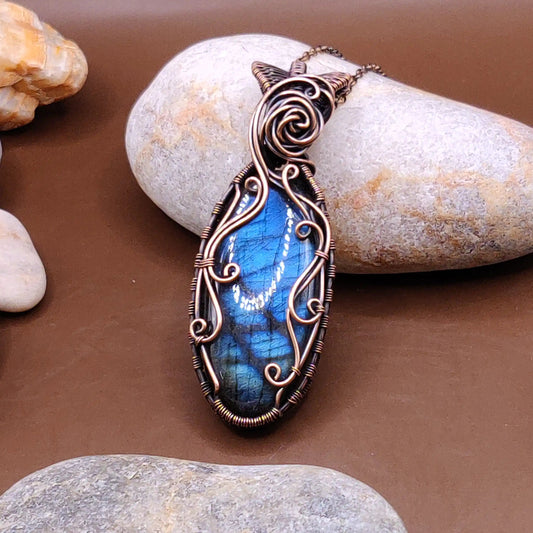 Aadhya 005 labradorite pure copper jewelry made by sanguine aura handmade crystal jewellery