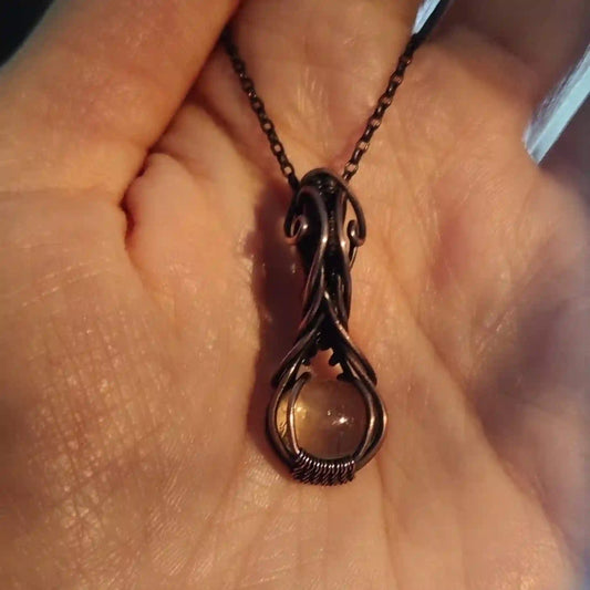 Aarunya - Citrine Necklace By Sanguine Aura Handcrafted Jewellery