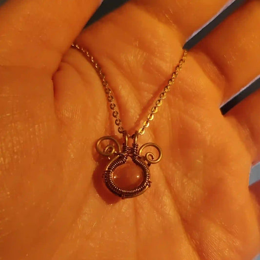 Adhira - Citrine Necklace By Sanguine Aura Handcrafted Jewellery