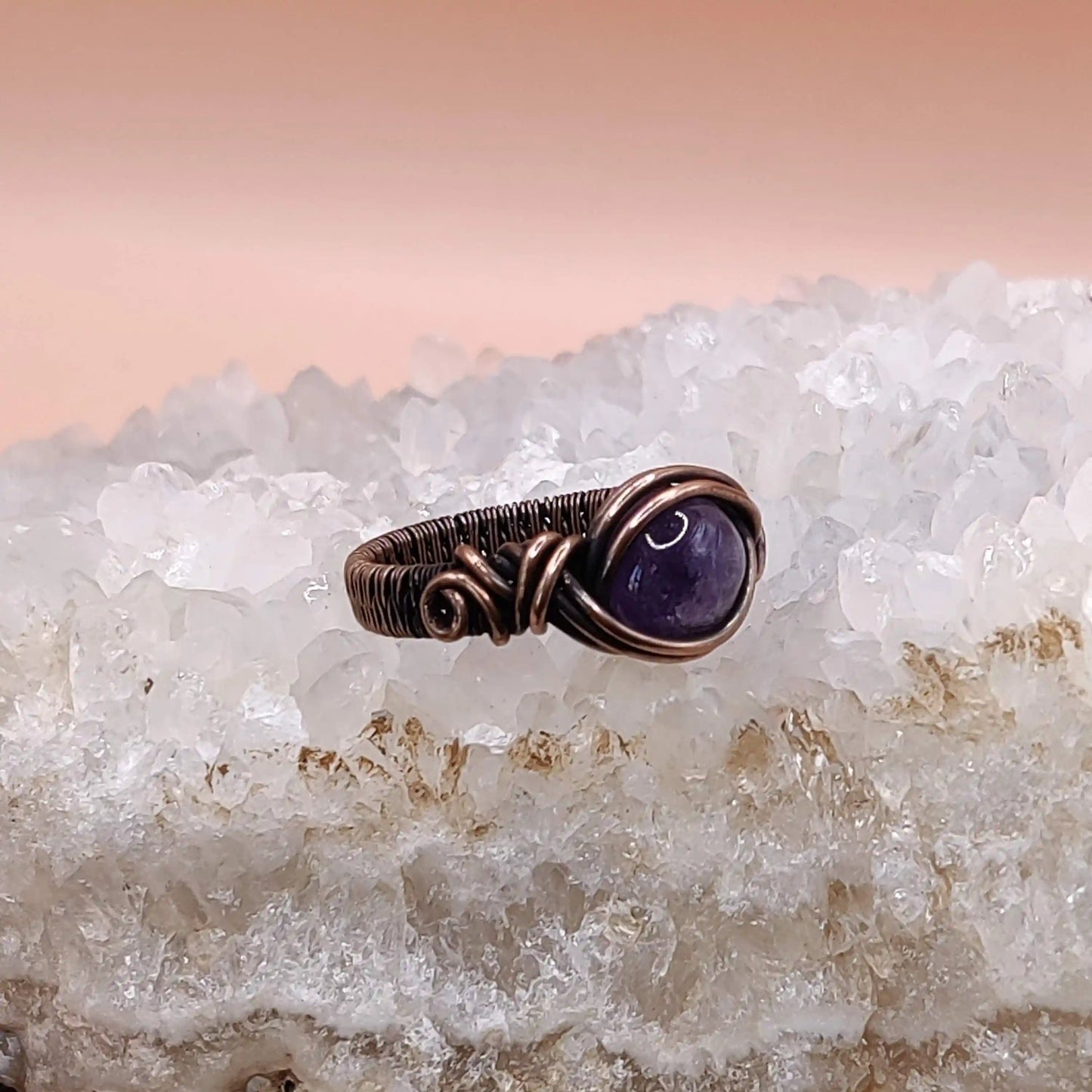 Nirvi - Amethyst Ring