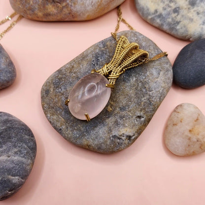 Chaitya -  Rose Quartz Necklaces