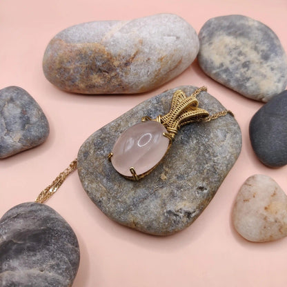 Chaitya -  Rose Quartz Necklaces