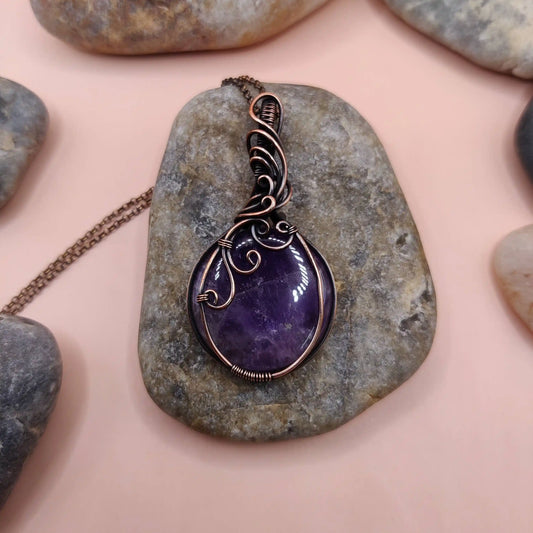 Palak - Amethyst Necklace 001