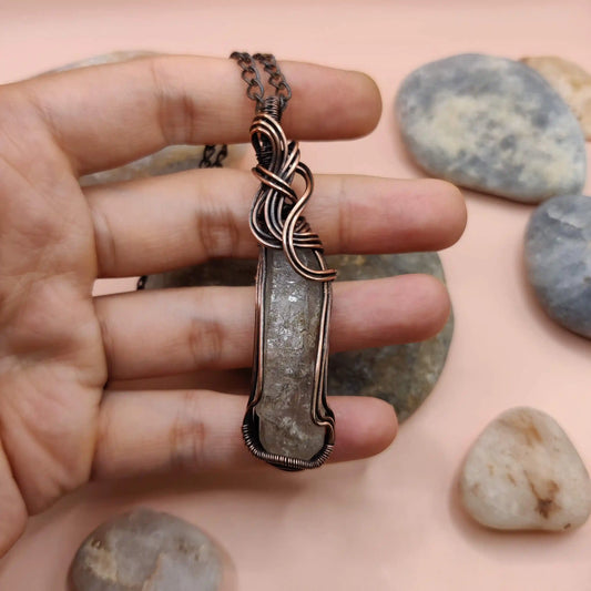 Aadhini- Clear Quartz Necklace - 009