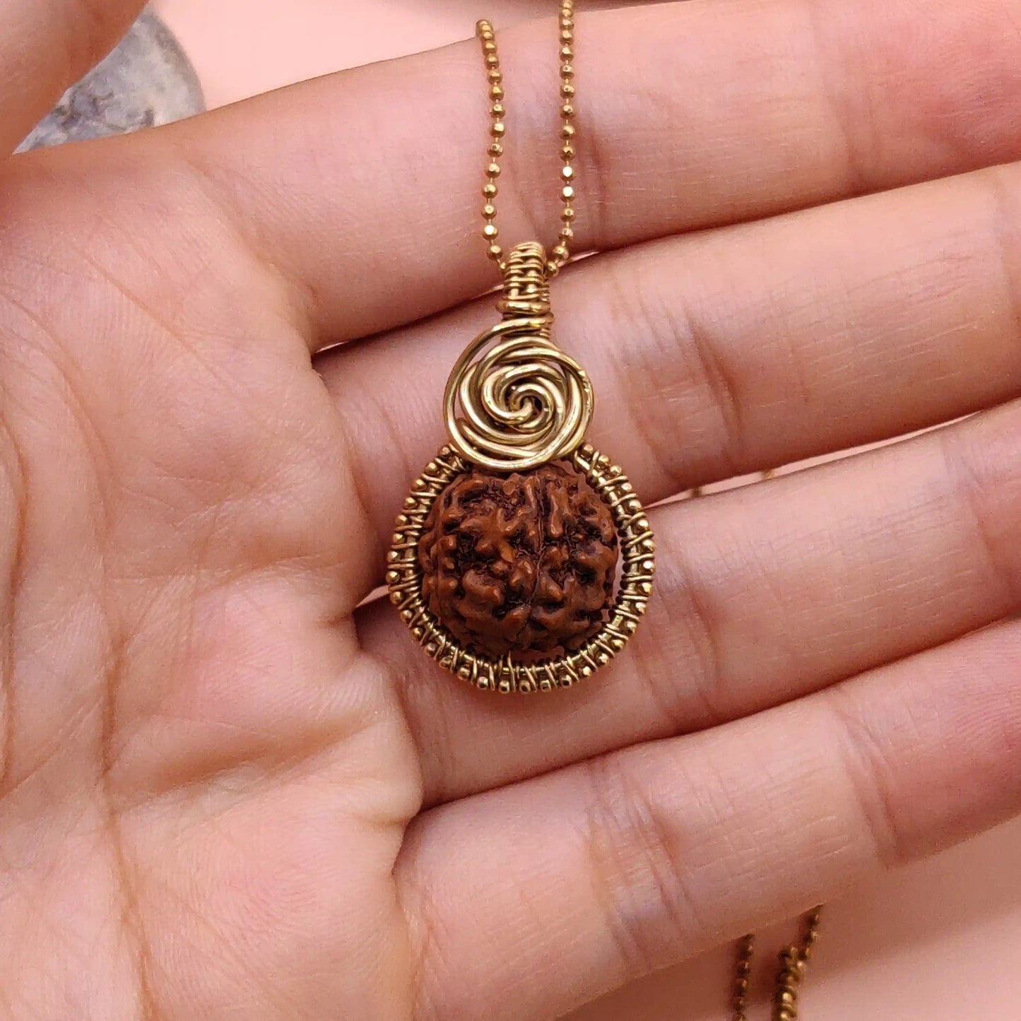 Dheera - Panchamukhi Rudraksha Necklace