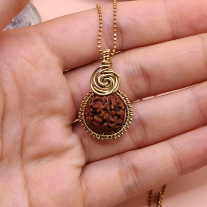 Dheera - Panchamukhi Rudraksha Necklace