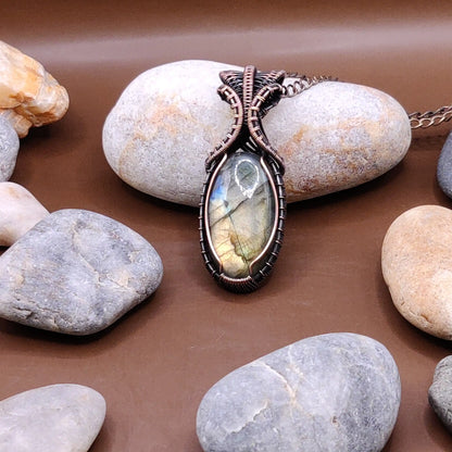 Aadhya - Labradorite Necklace 004