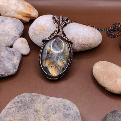 Aadhya - Labradorite Necklace 003