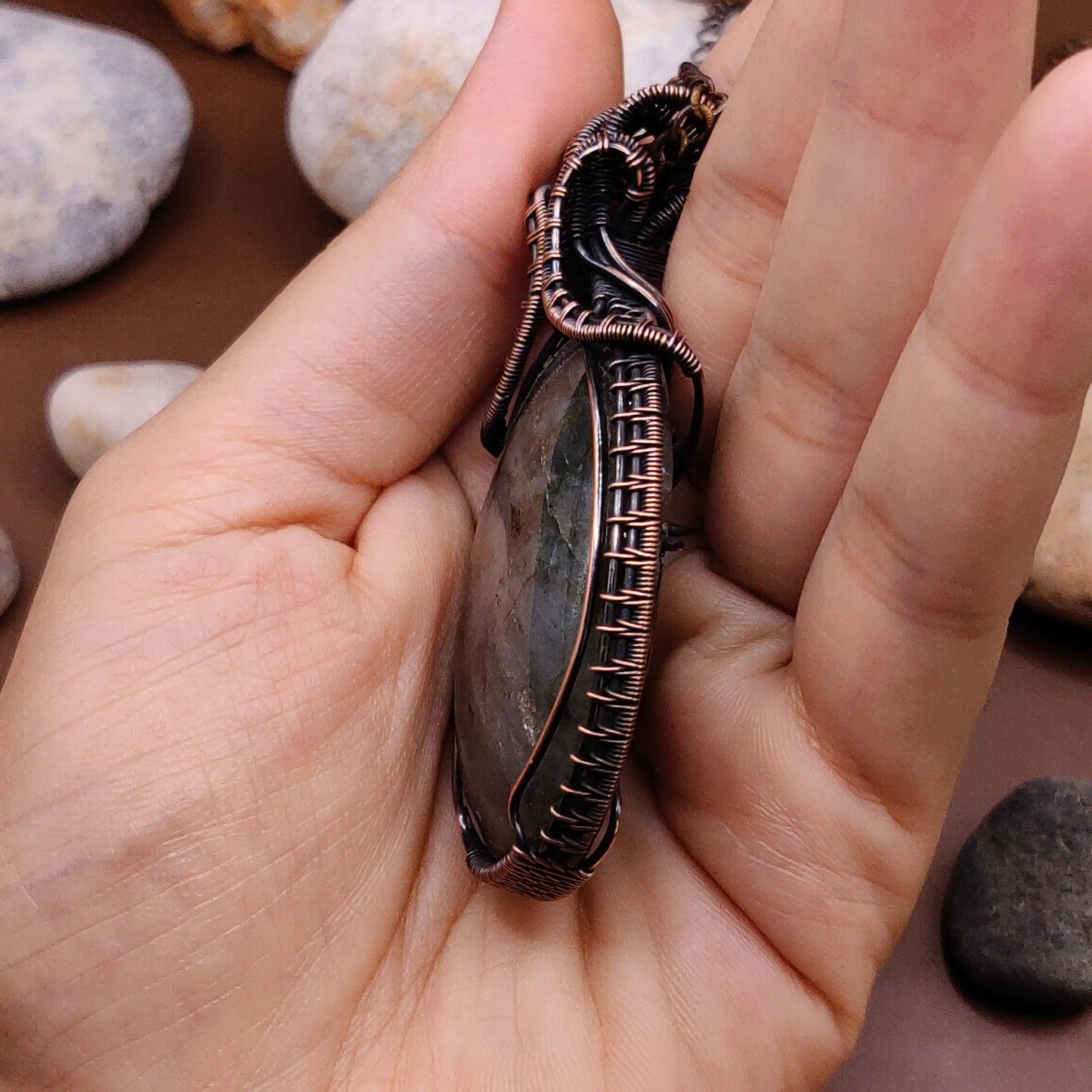 Aadhya - Labradorite Necklace 003