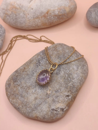 Meera – Lavender Amethyst Necklace – 003
