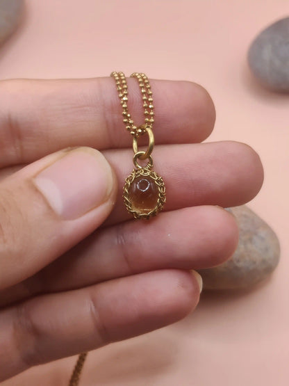 Meera -Citrine Necklace 001