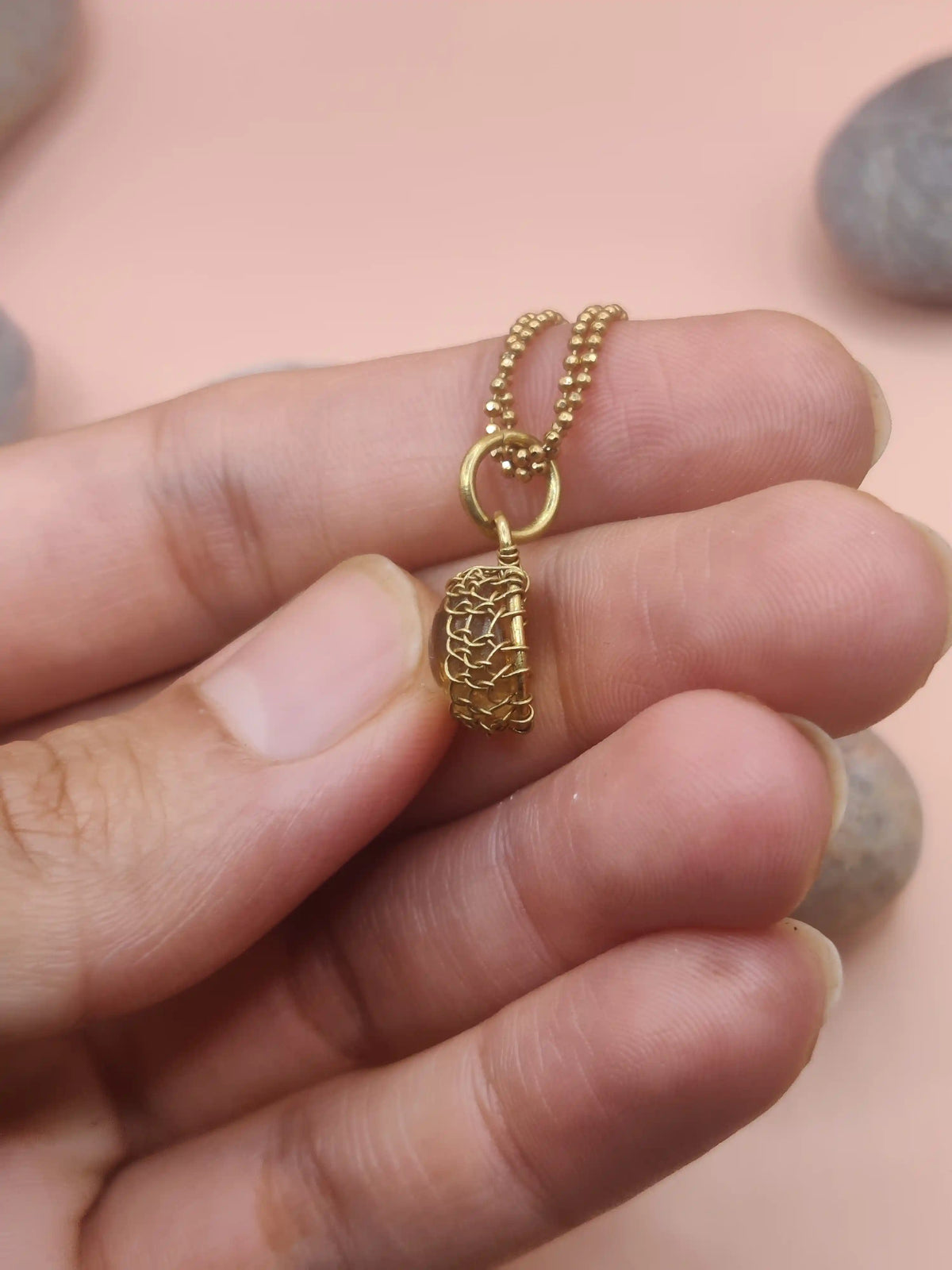 Meera -Citrine Necklace 001
