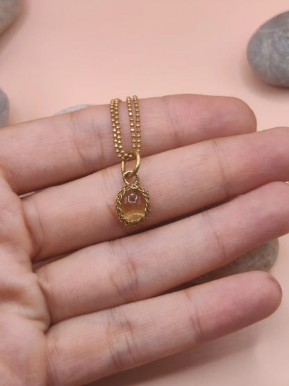 Meera -Citrine Necklace 001