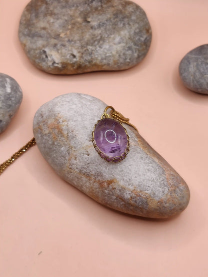 Meera – Lavender Amethyst Necklace – 005