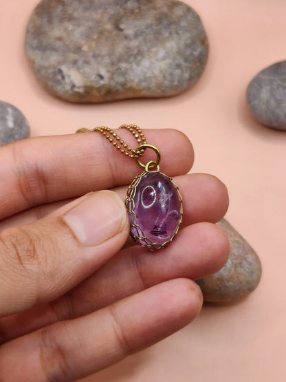 Meera – Lavender Amethyst Necklace – 005