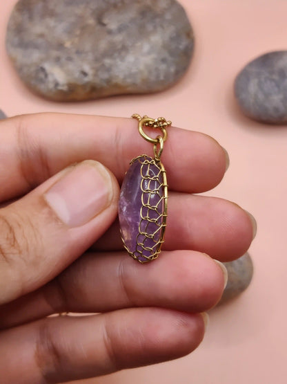 Meera – Lavender Amethyst Necklace – 006