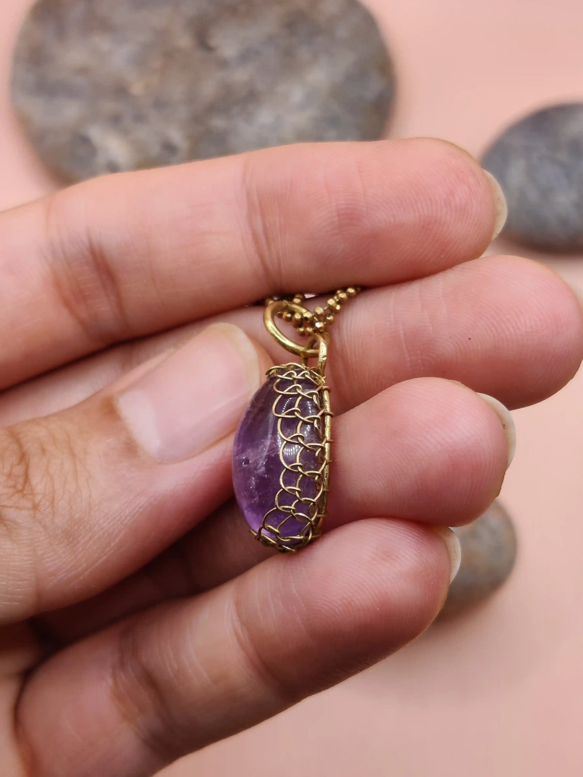 Meera – Lavender Amethyst Necklace – 012