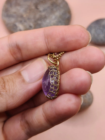 Meera – Lavender Amethyst Necklace – 012
