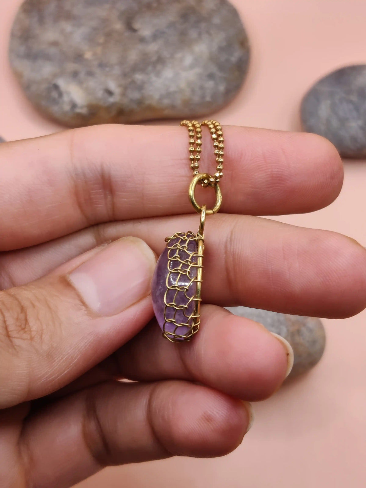 Meera – Lavender Amethyst Necklace – 007