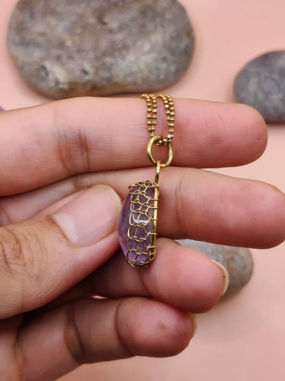 Meera – Lavender Amethyst Necklace – 007