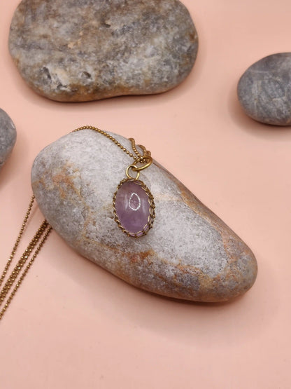 Meera – Lavender Amethyst Necklace – 007