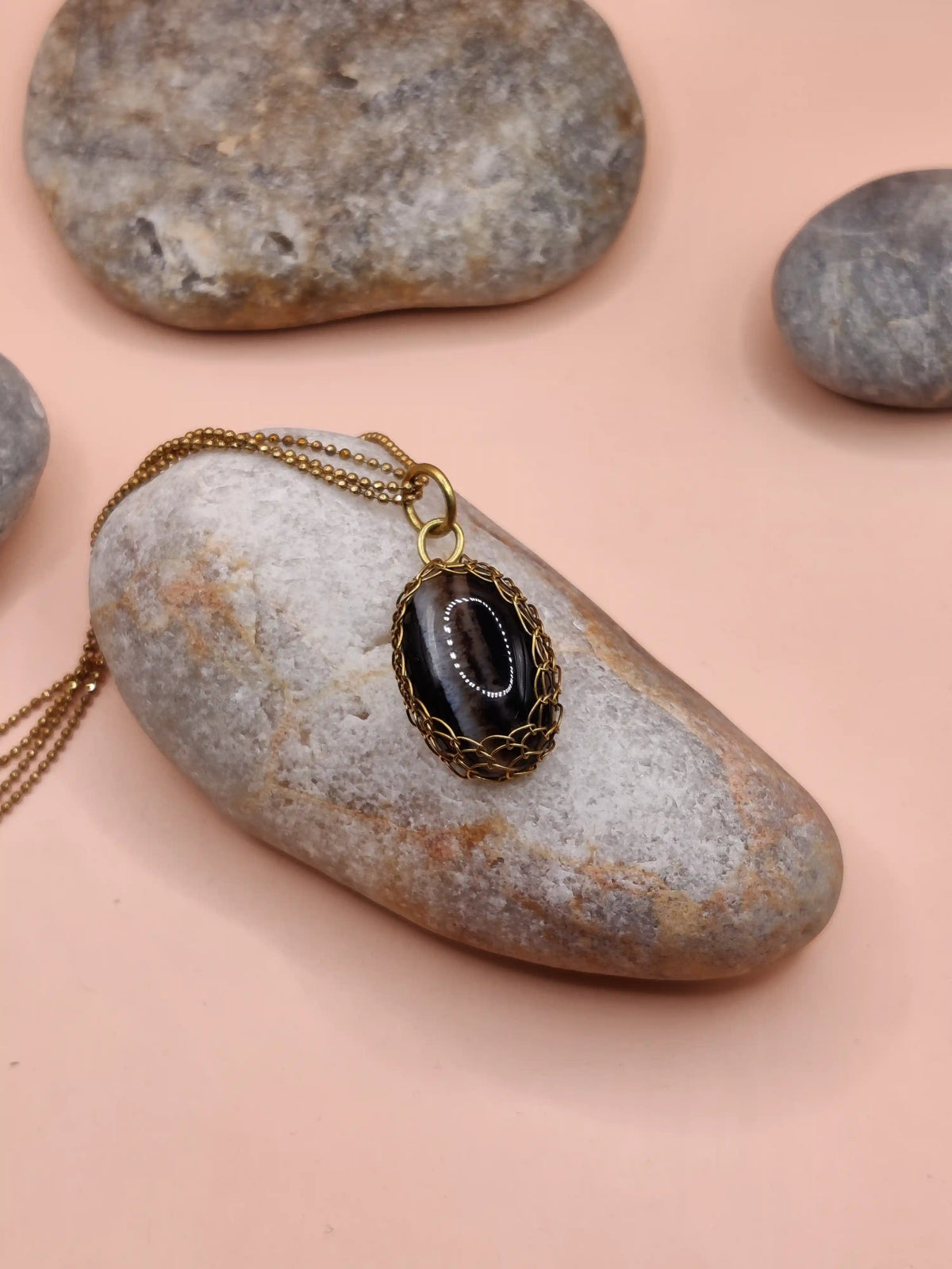 Meera - Sulemani Hakik/Agate Necklace 001