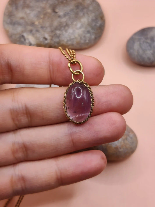 Meera – Lavender Amethyst Necklace – 009