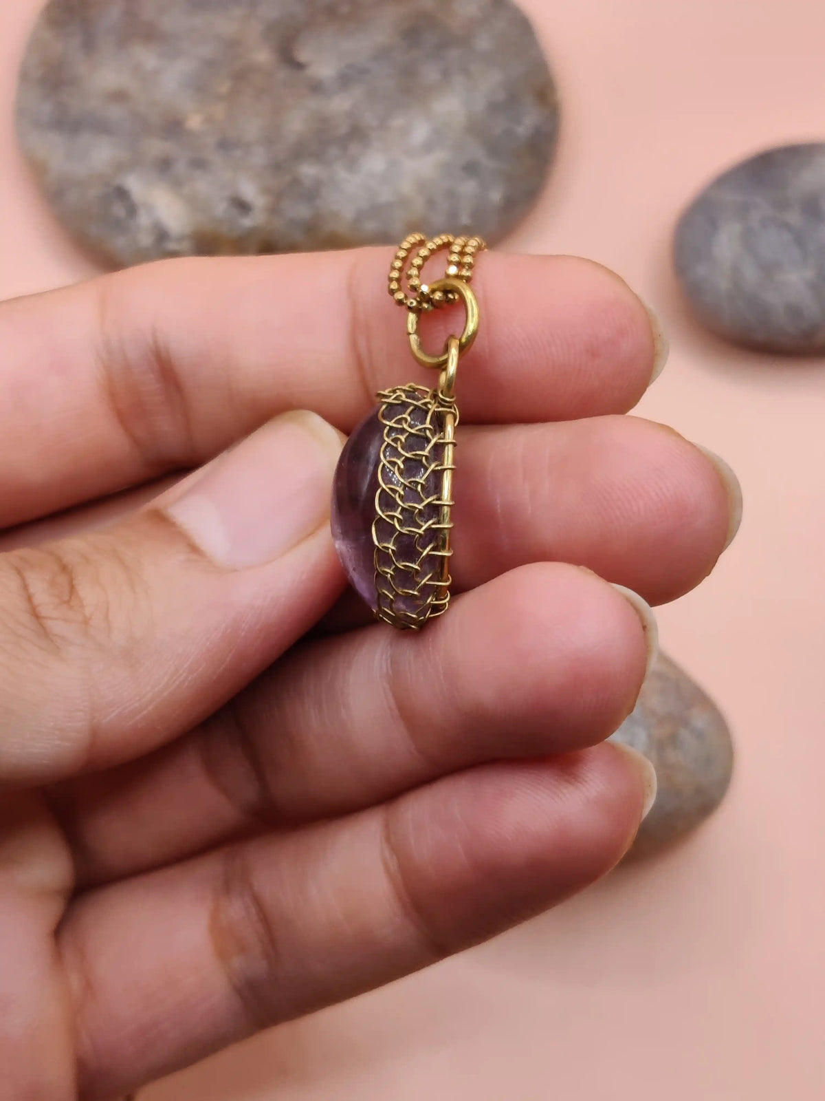 Meera – Lavender Amethyst Necklace – 009