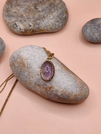 Meera – Lavender Amethyst Necklace – 009