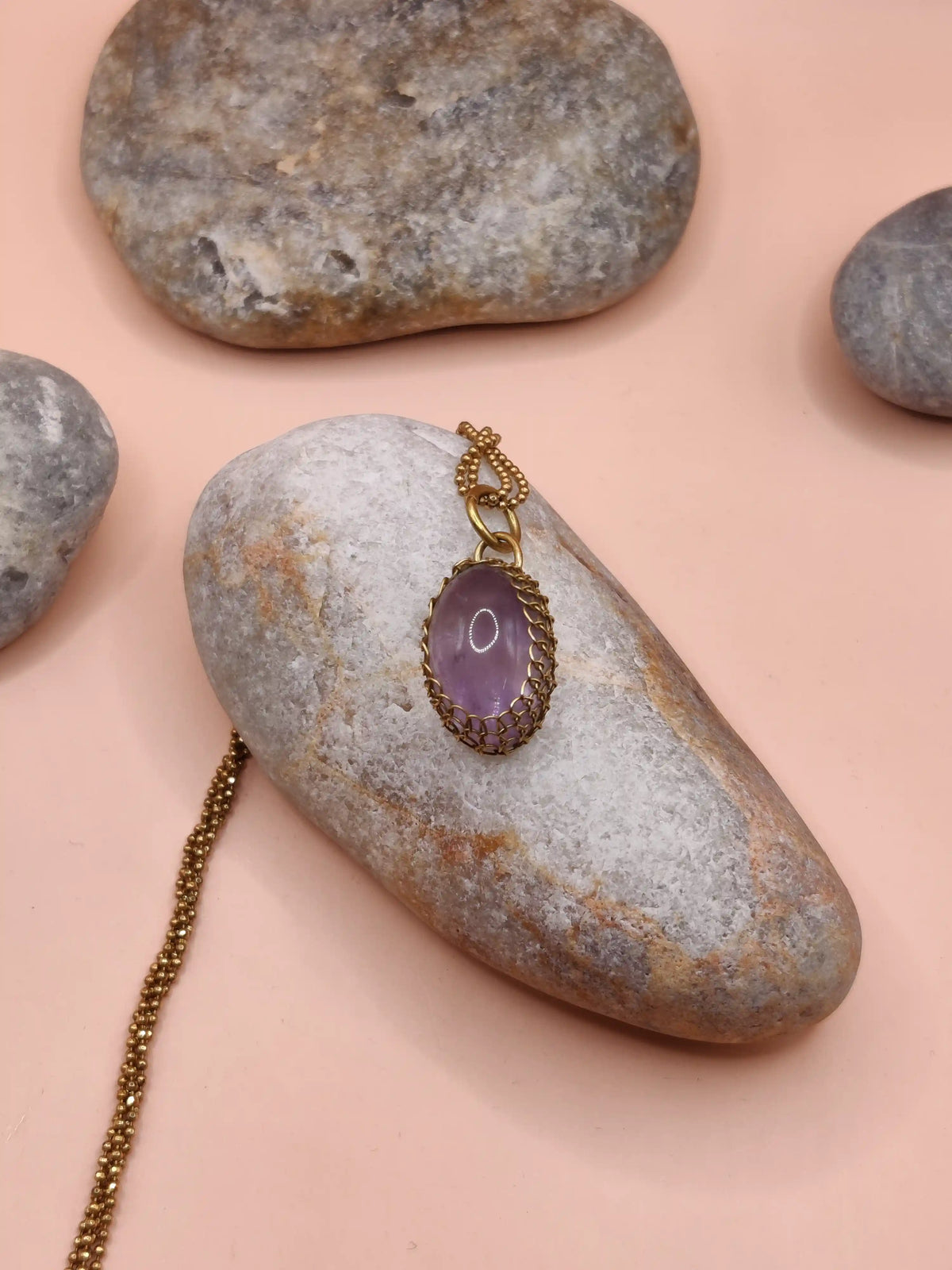 Meera – Lavender Amethyst Necklace – 008