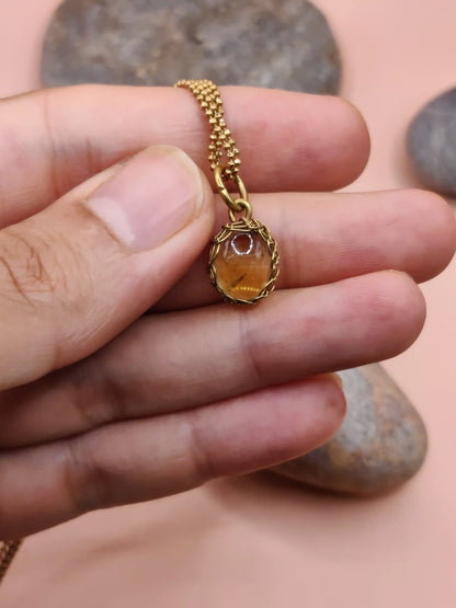 Meera -Citrine Necklace 004