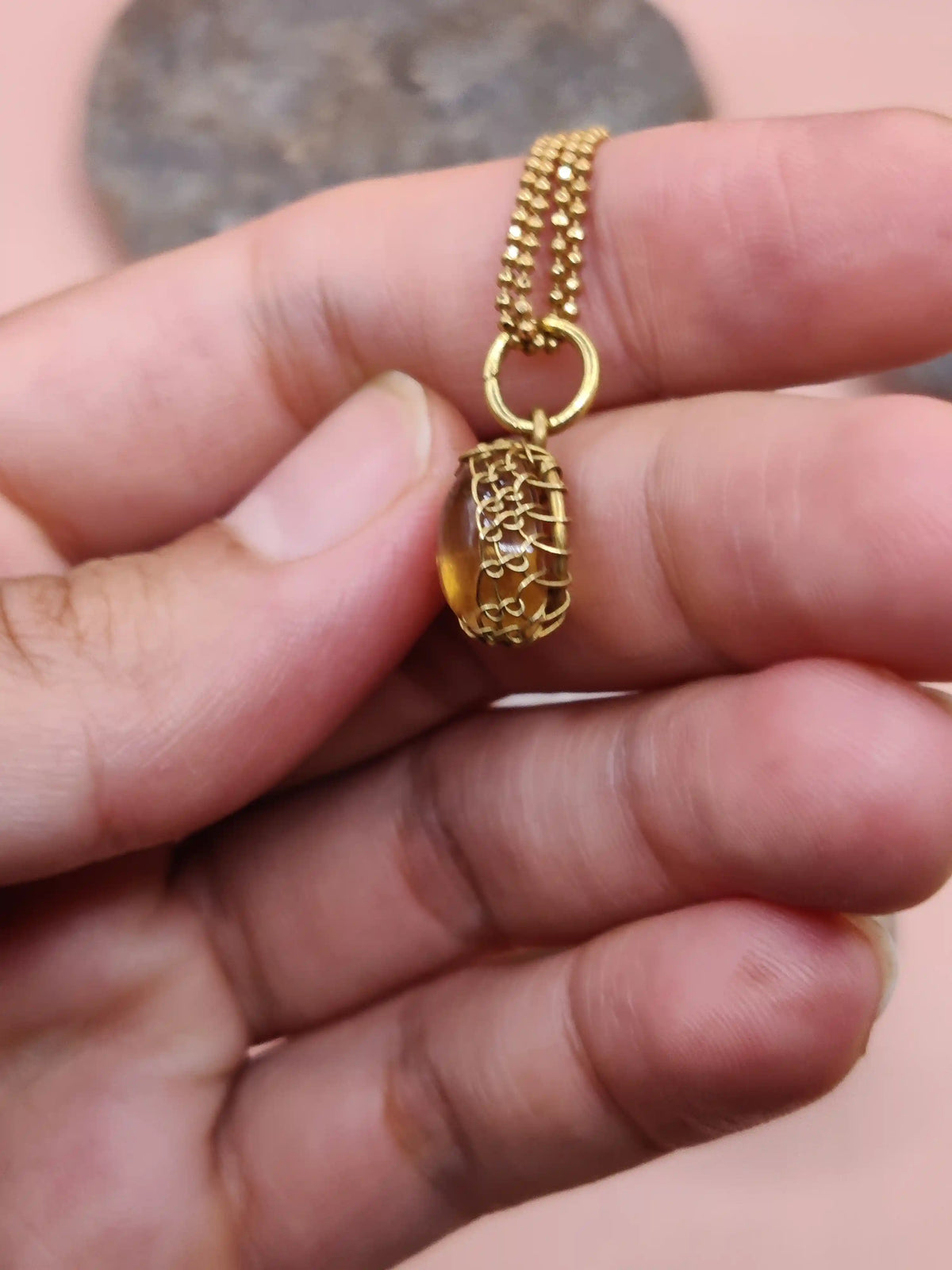 Meera -Citrine Necklace 004