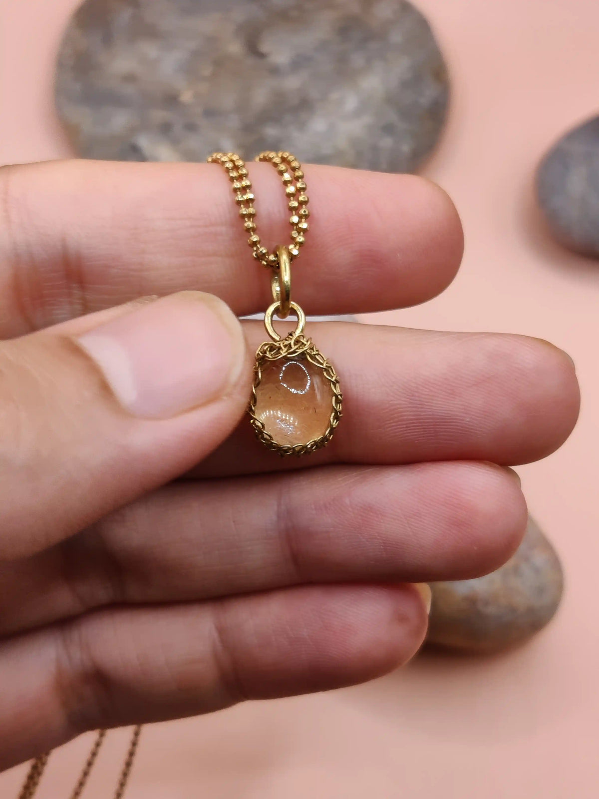 Meera -Citrine Necklace 005