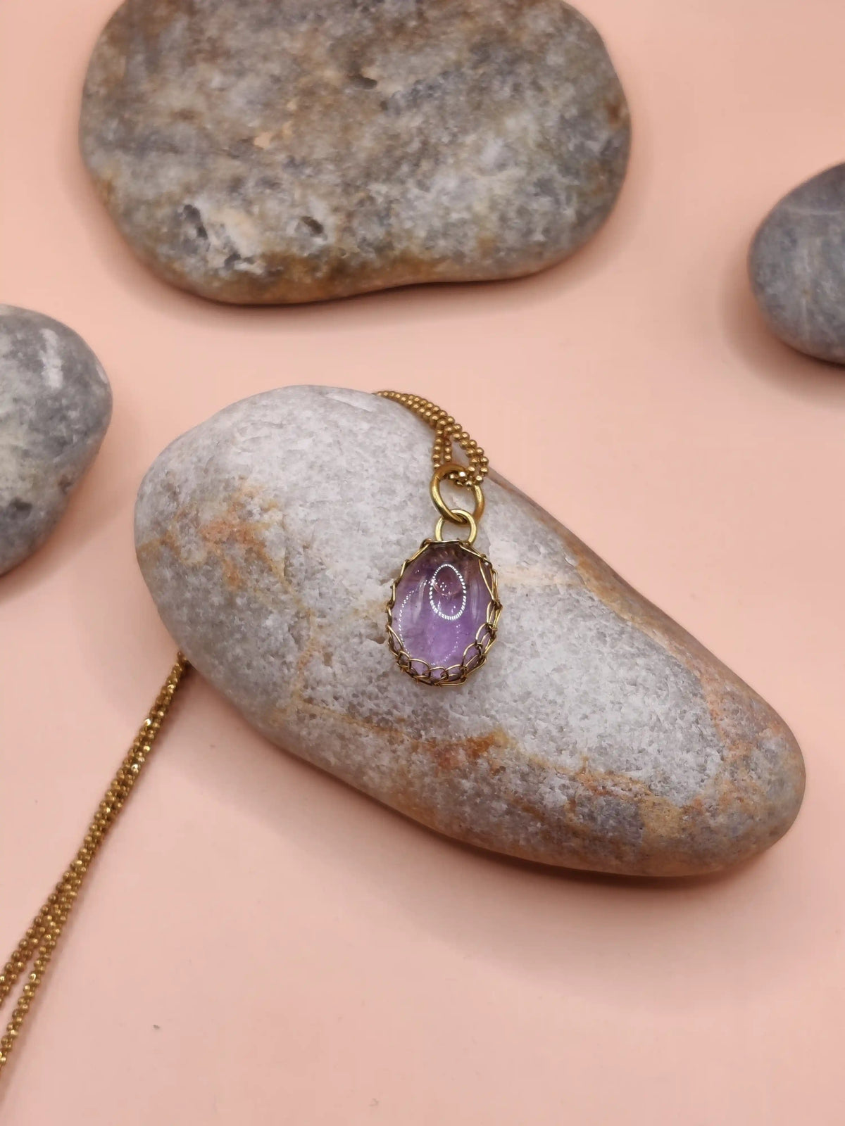 Meera – Lavender Amethyst Necklace – 011
