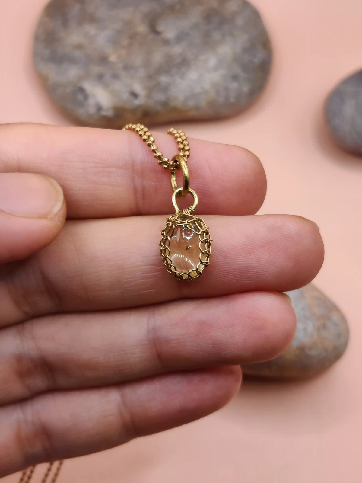 Meera -Citrine Necklace 006