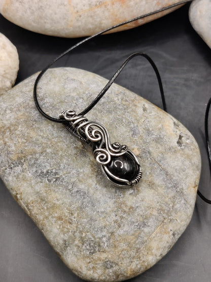 Tanvi - Star Diopside Silver Pendant