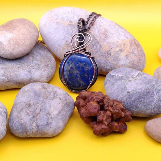 Lusha – Lapis Lazuli Necklace-003 SA1 By Sanguine Aura Handcrafted Jewellery