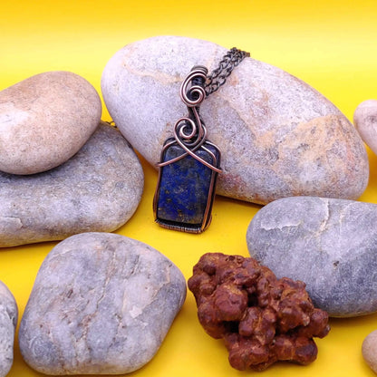 Lusha – Lapis Lazuli Necklace 001 SA1 By Sanguine Aura Handcrafted Jewellery