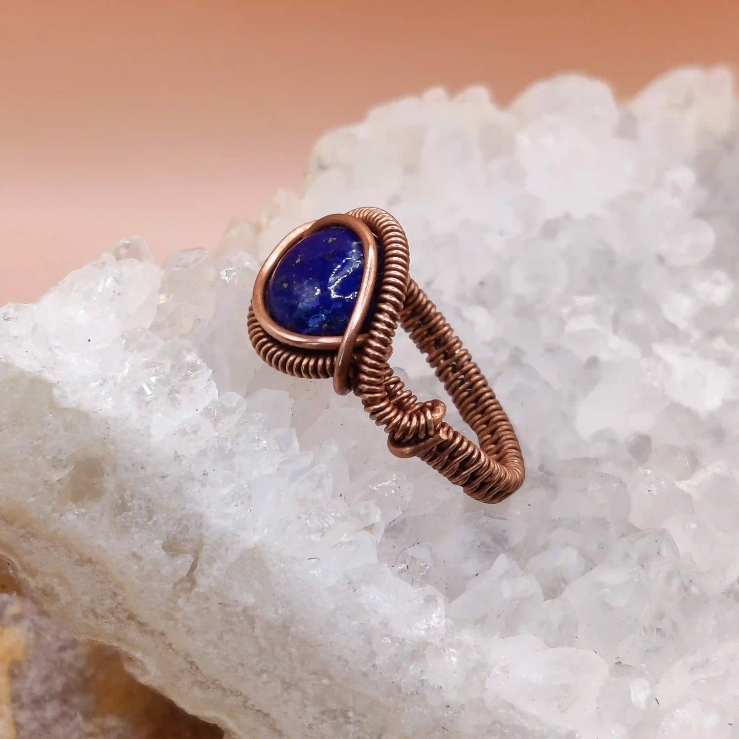 Madhur - Lapis Lazuli Ring SA1 By Sanguine Aura Handcrafted Jewellery