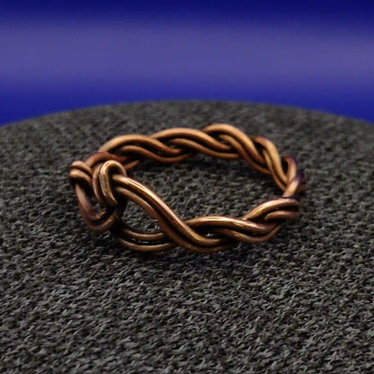 Medusa - Antiqued Pure Copper Ring SA2 By Sanguine Aura Handcrafted Jewellery