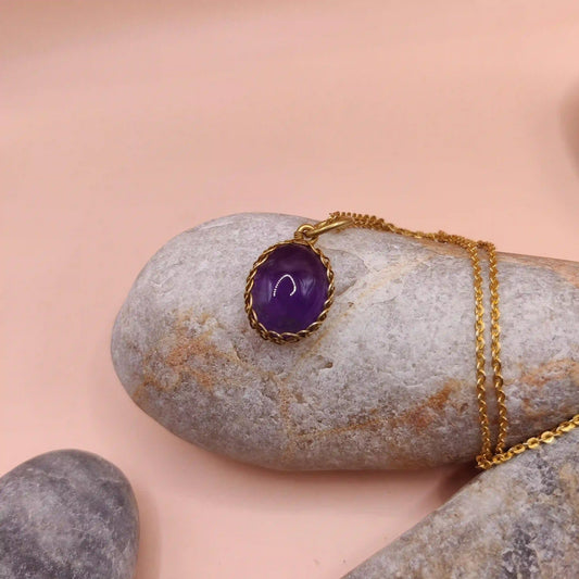 Meera_Amethyst_Necklace_001 SA2 By Sanguine Aura Handcrafted Jewellery