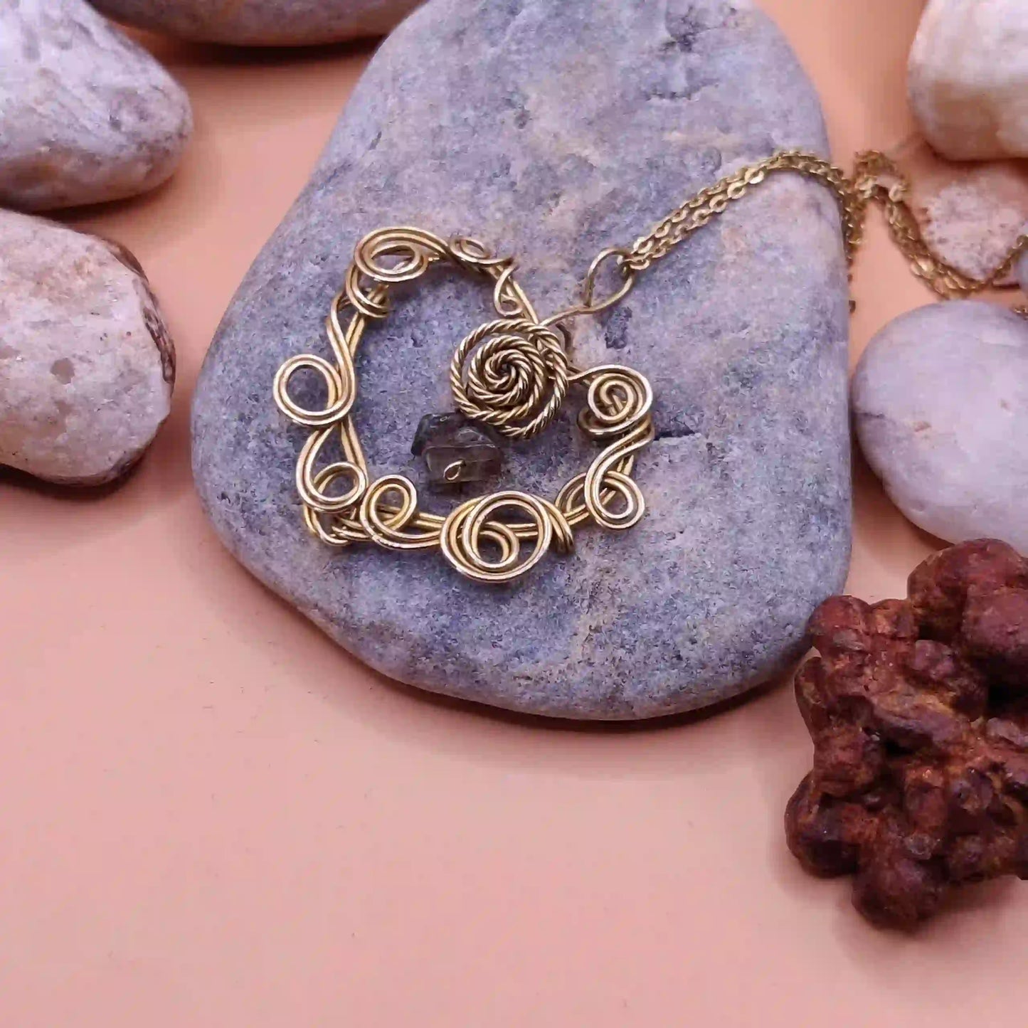 Sai Labradorite Necklace 001 By Sanguine Aura Handcrafted Jewellery
