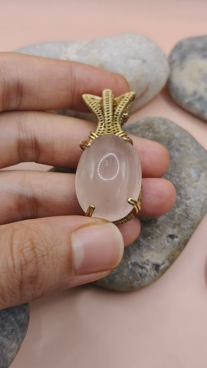 Chaitya -  Rose Quartz Necklaces