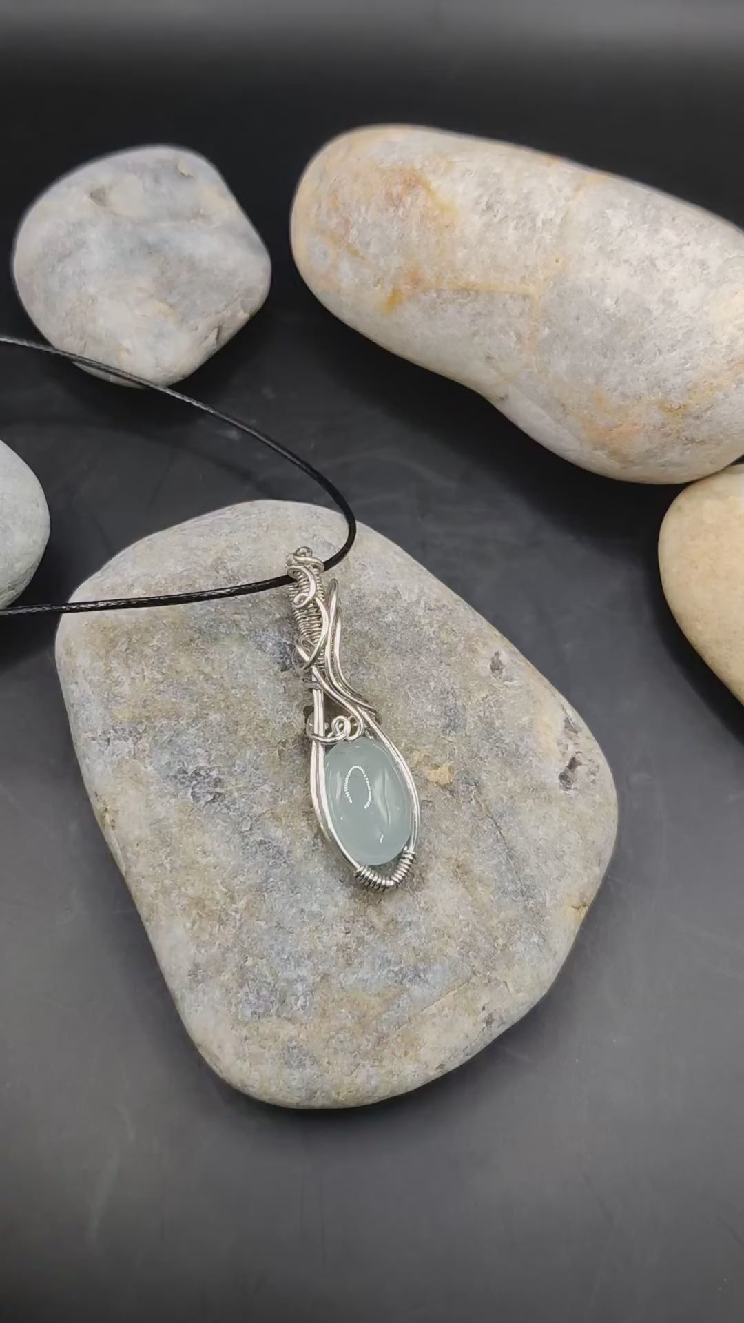 Viti - Aquamarine Necklace By Sanguine Aura Handcrafted Jewellery